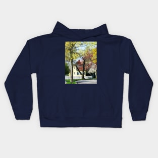 Spring - Spring Begins in the Suburbs Kids Hoodie